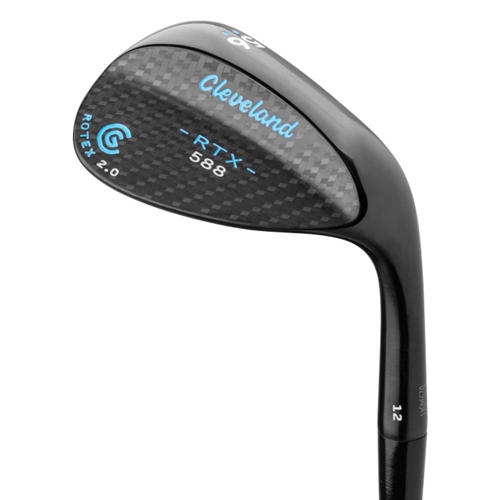 Cleveland 588 RTX 2.0 Custom Edition Black Satin Carbon Fiber Light Blue Wedge