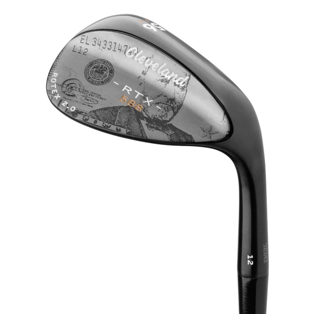 Cleveland 588 RTX 2.0 Custom Edition Black Satin Grant Wedge Discount Golf Wedges Hurricane Golf