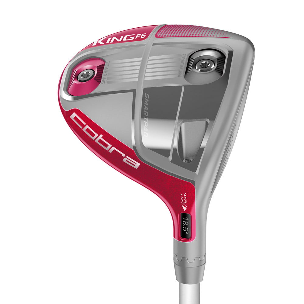 Women's Cobra King F6 Adjustable Raspberry Fairway Wood - Cobra Golf