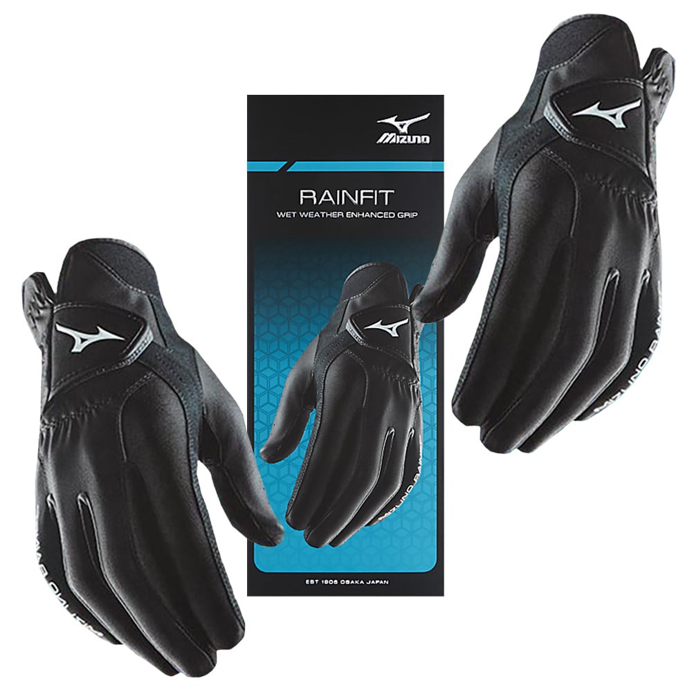 Mizuno Rainfit Golf Gloves Black