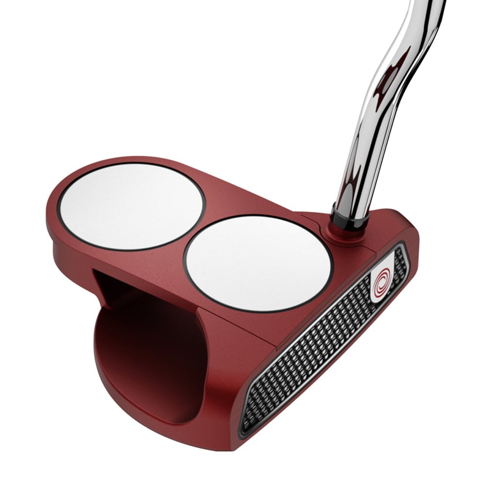 Odyssey O-Works Red 2-Ball Putter Winn Pistol Midsize Grip - Odyssey Golf