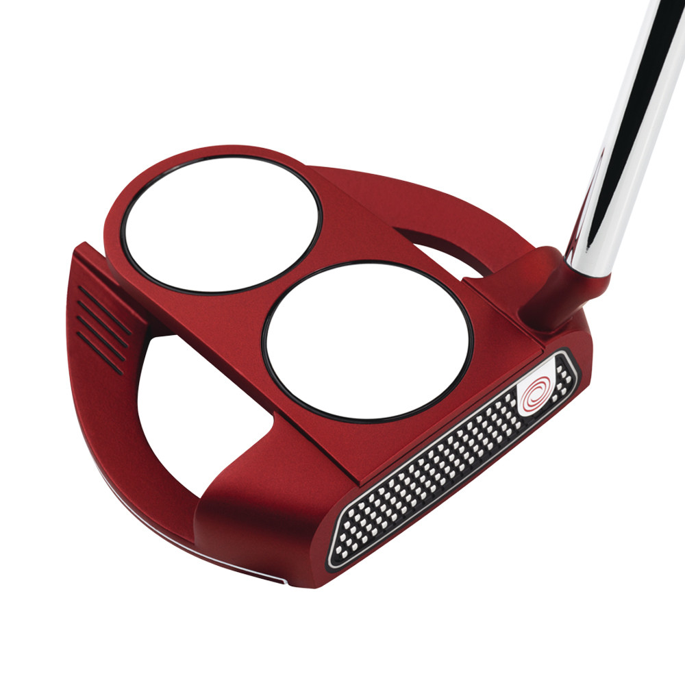 Odyssey O-Works Red 2-Ball Fang S Putter w/ Mid Slim 2.0 Grip - Odyssey Golf