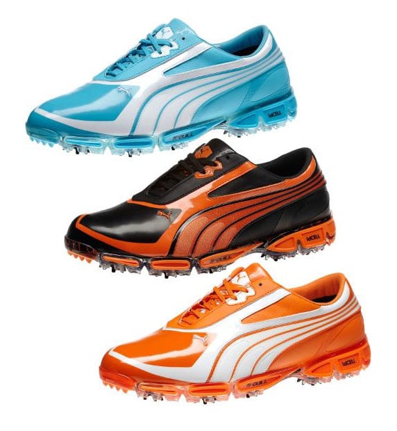 puma amp cell fusion golf shoes