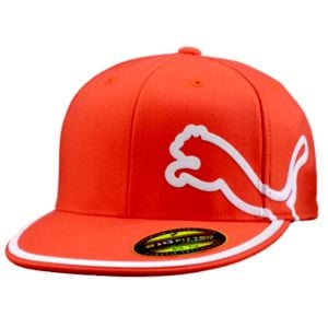 orange golf cap