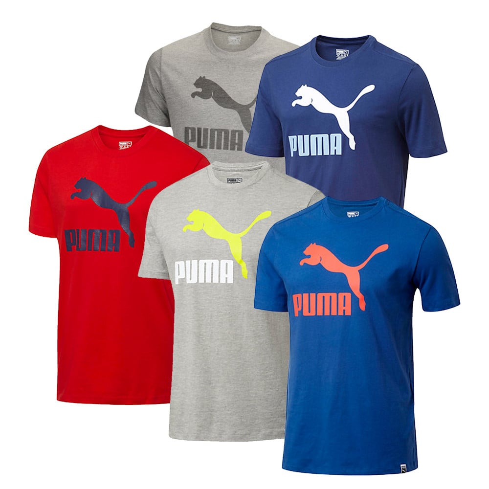 Puma archive logo t shirt discount