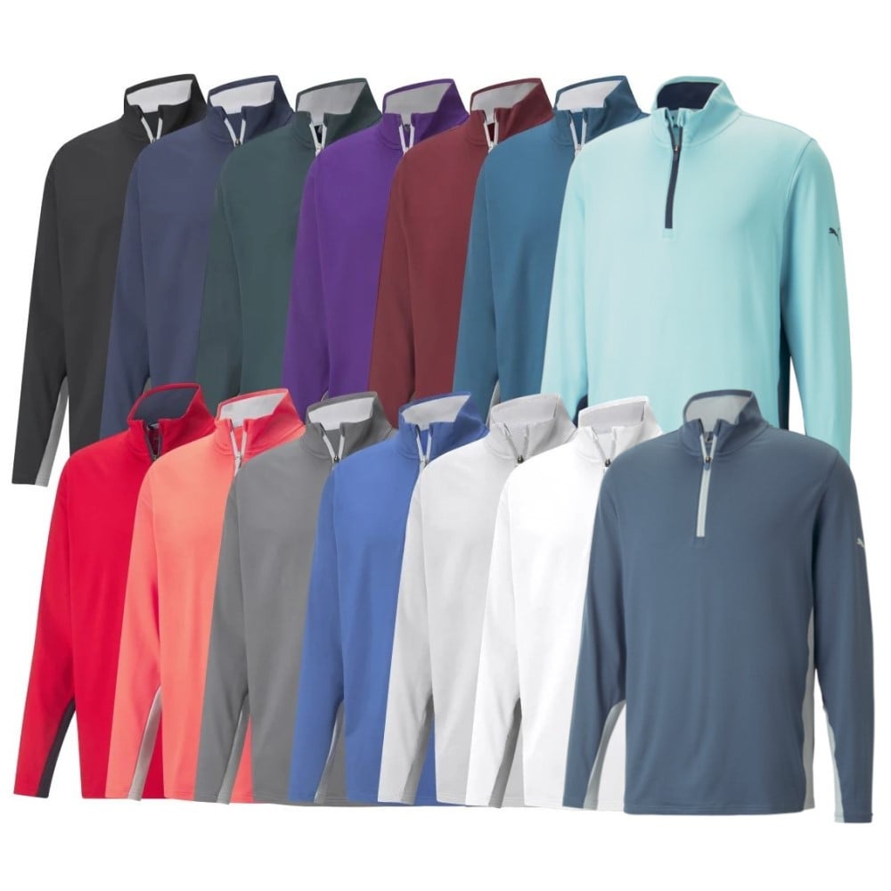 Puma Gamer Golf 1 4 Zip Discount Golf Apparel Discount Men s
