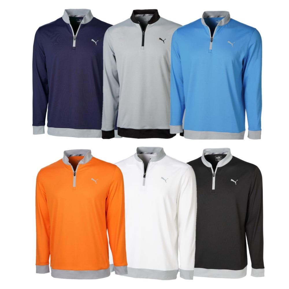 Puma Stealth Golf 1/4 Zip Golf Popover - PUMA Golf