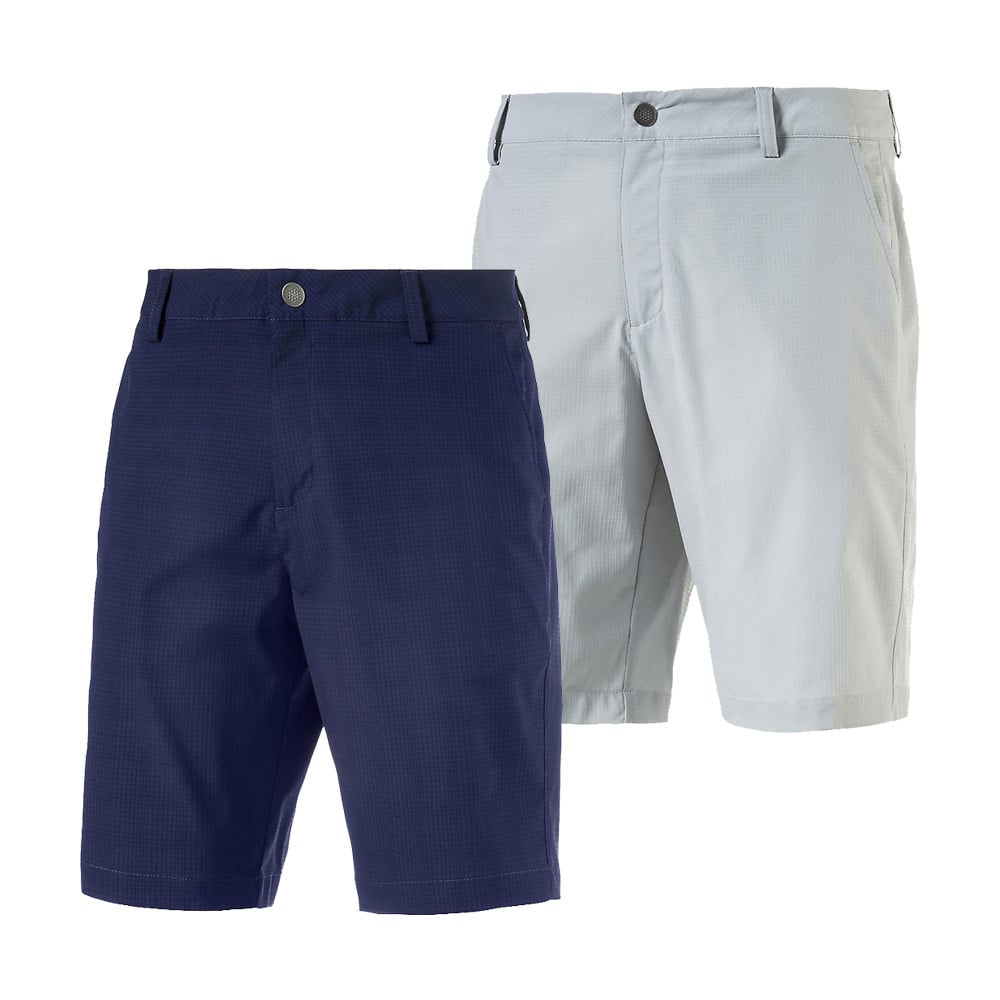 puma tailored mesh golf shorts