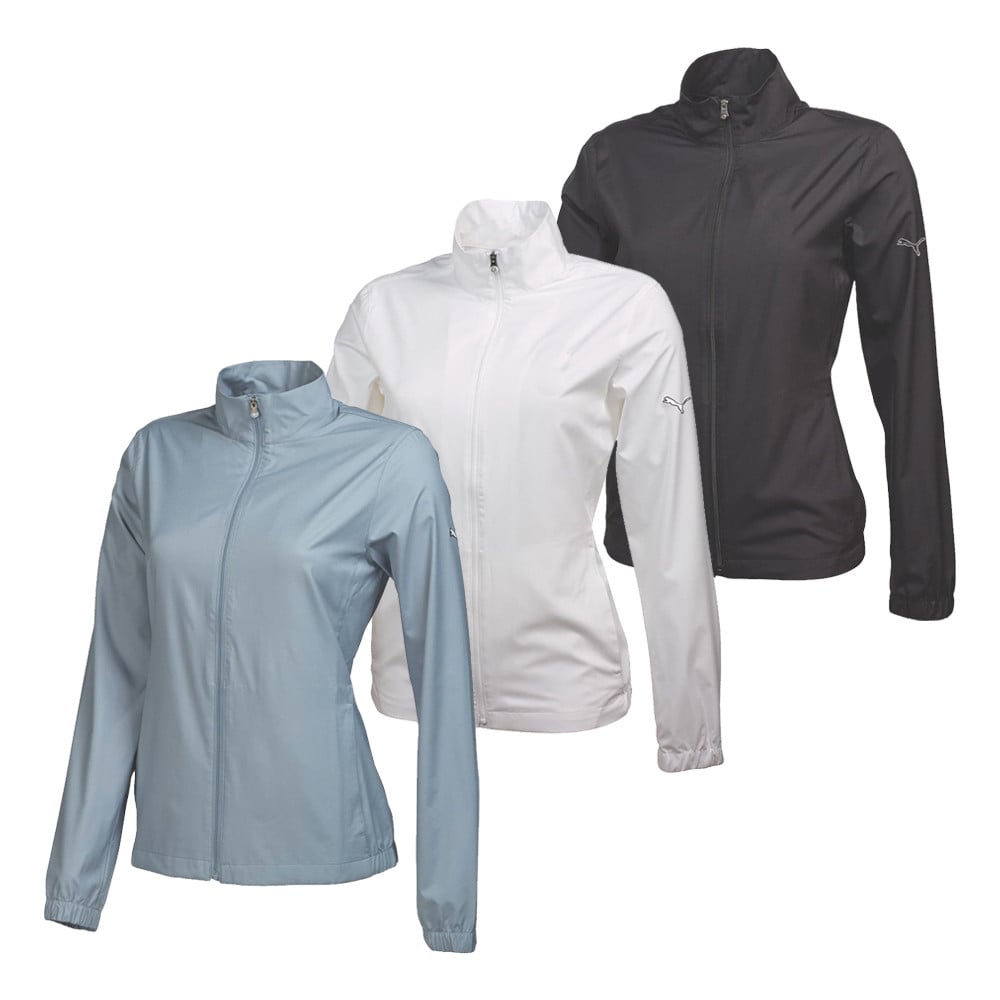 puma full zip wind jacket