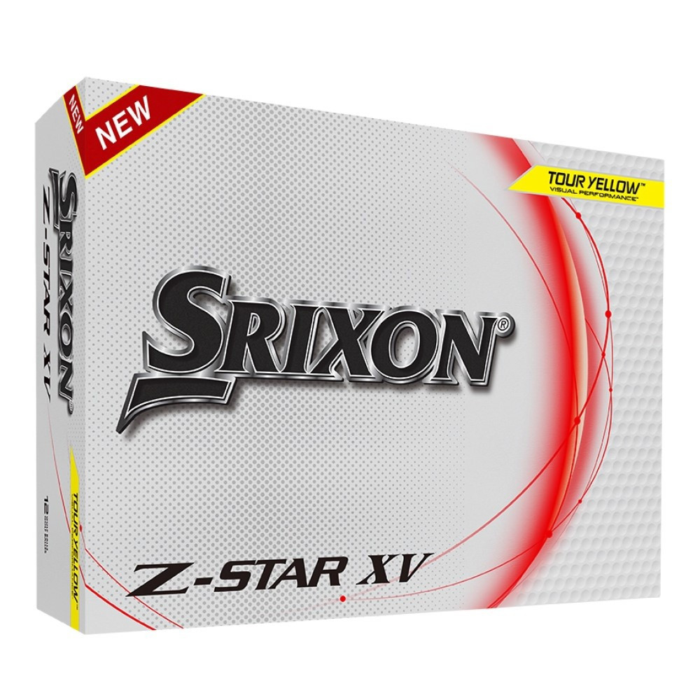 Srixon Z-Star XV 8 Tour Yellow Golf Balls - Srixon Golf