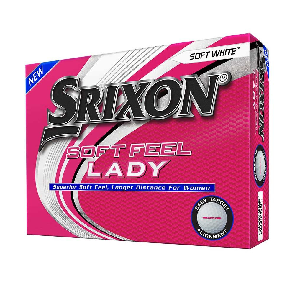 Women's Srixon Soft Feel Soft White Golf Balls - NEWEST GENERATION - Srixon Golf