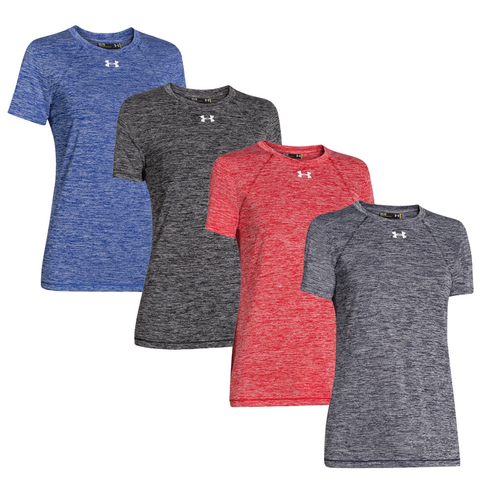 Women's Under Armour Twisted Tech Locker Tee - Under Armour Golf