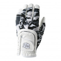 Image of Youth Wilson Fit All Golf Gloves White/Black/Grey Left Hand One Size Fits All