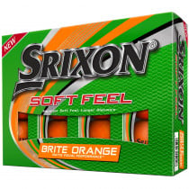 Image of Srixon Soft Feel Brite 12 Orange Golf Balls - Srixon Golf