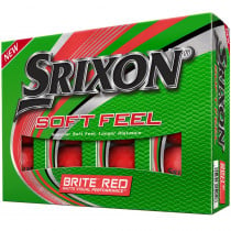 Image of Srixon Soft Feel Brite 12 Red Golf Balls - Srixon Golf