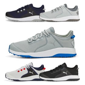 Image of Puma FUSION GRIP Wide Spikeless Golf Shoes