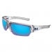 Shiny Crystal Clear/Frosted Clear Frame/Gray/Blue Multi Lens