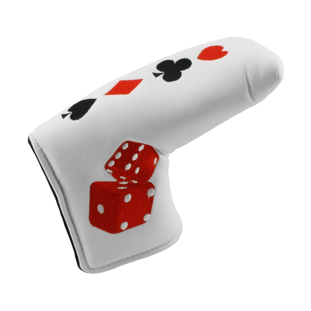 Hurricane Golf Gambler White Blade Putter Headcover