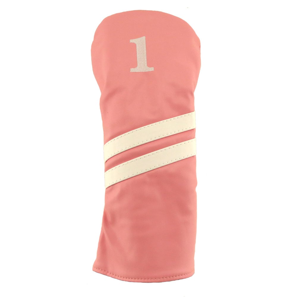 Hurricane Golf 2 Stripe Driver Headcover Pink