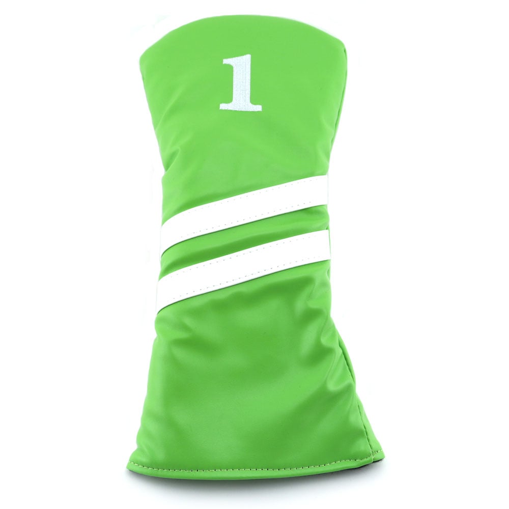 Hurricane Golf 2 Stripe Driver Headcover Lime