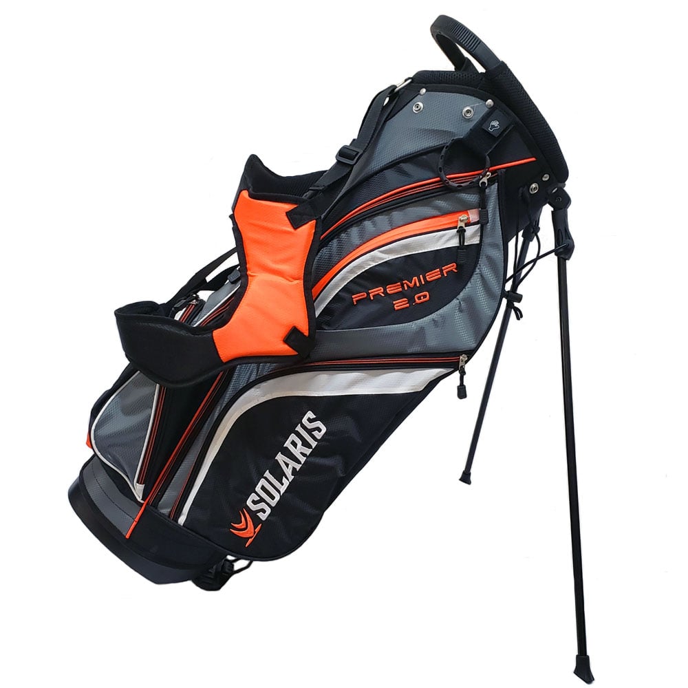 Solaris Premier 2.0 Stand Bag Orange/Grey/White